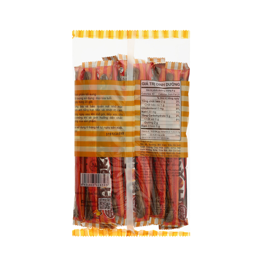 Snack que nhân cà phê moka Oishi Akiko gói 14G/140G