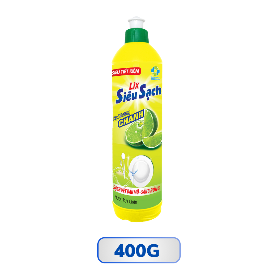 Chai nước rửa chén Lix siêu sạch ngát hương chanh