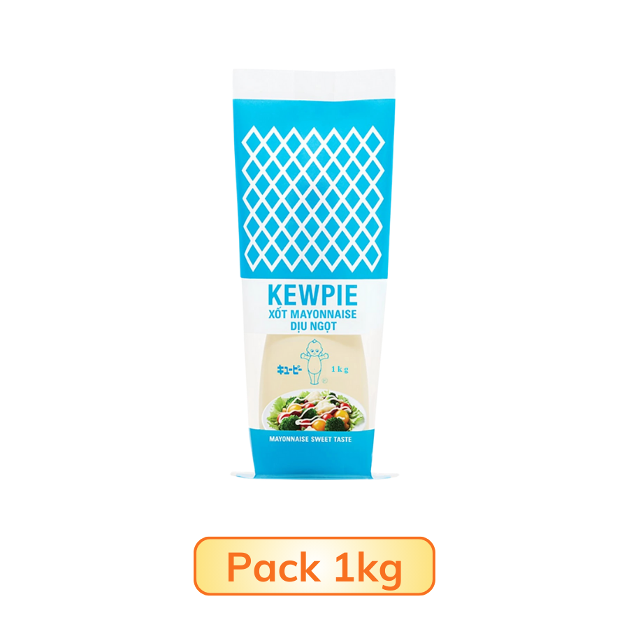Xốt mayonnaise Kewpie Dịu ngọt 1KG/500G/300G/130G/15G