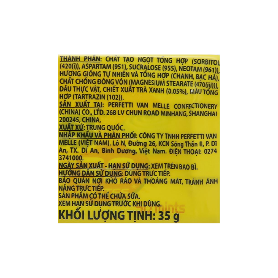 Kẹo Ngậm Không Đường Mentos Clean Breath Hương Chanh Bạc Hà Hộp