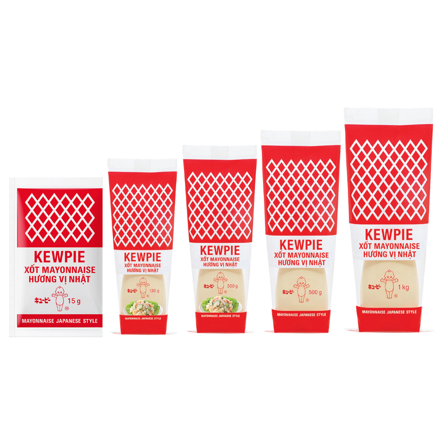 Xốt mayonnaise Kewpie hương vị Nhật 1KG/500G/300G/130g/15G
