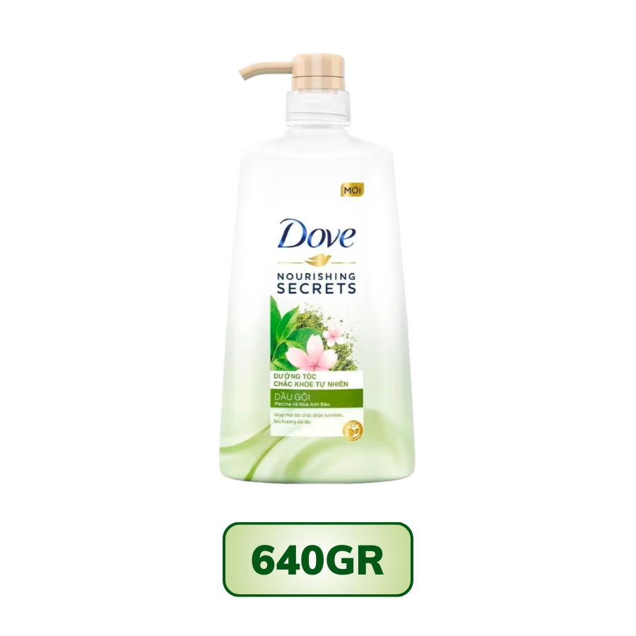 Dầu gội Dove Matcha và Hoa Anh Đào 640G