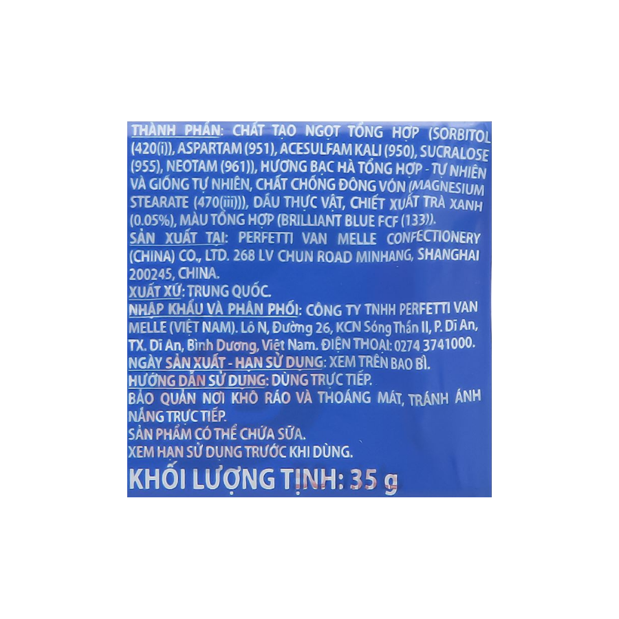 Kẹo Ngậm Không Đường Mentos Clean Breath Hương Bạc Hà Hộp