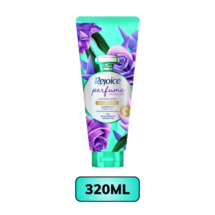 Dầu xả Rejoice hương nước hoa hồng chai 320ML