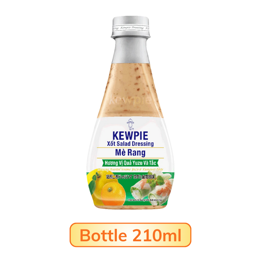 Xốt Salad Dressing Mè Rang Hương Vị Quả Yuzu Và Tắc