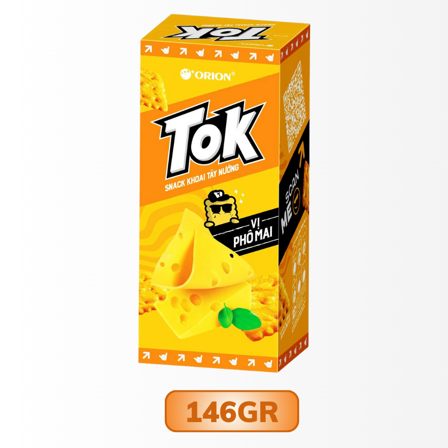 Snack Khoai Tây Nướng Tok vị Phô Mai
