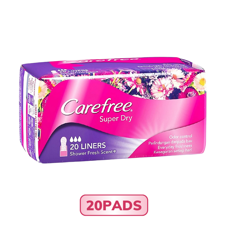 Băng Vệ Sinh Carefree Hàng Ngày Siêu Thấm 40 Miếng Super Dry