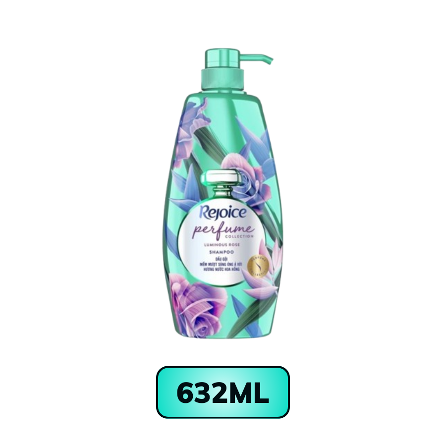 Dầu Gội Rejoice Hương Hoa Hồng 632ML