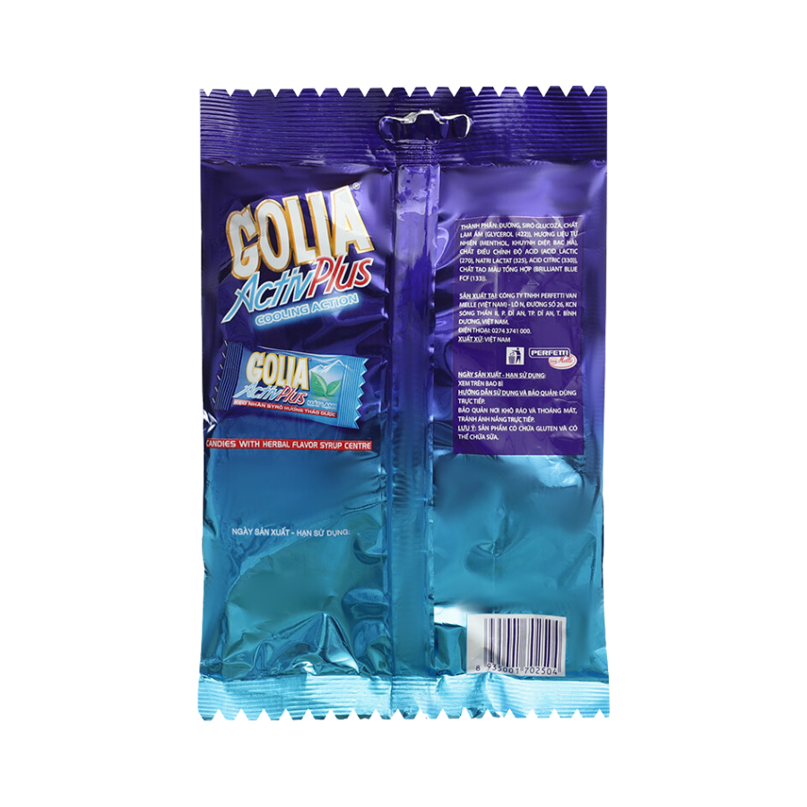 Kẹo Golia Activ Plus Hương Bạc Hà Mát Lạnh