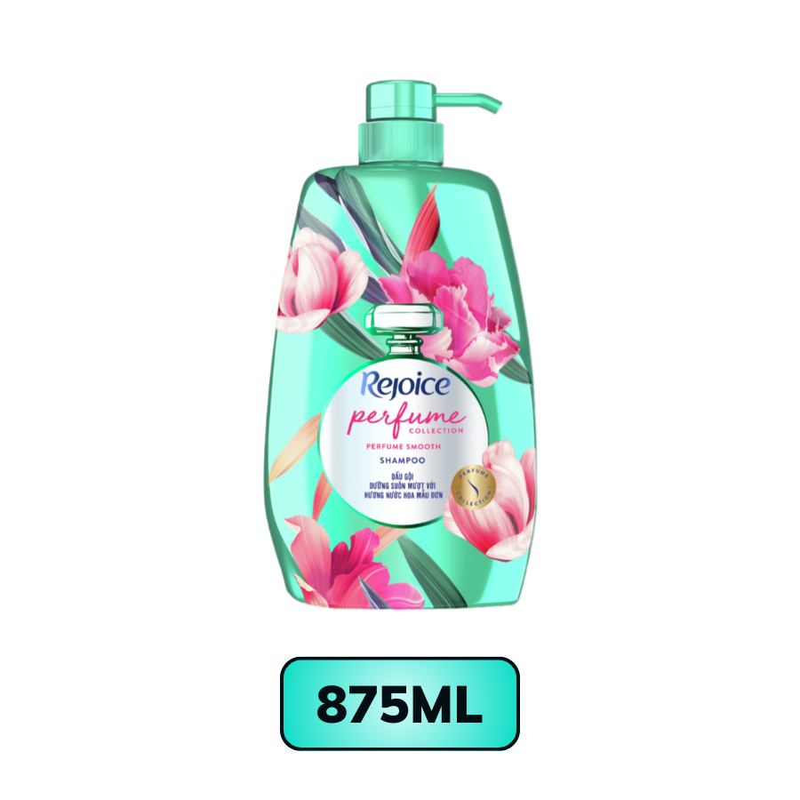Dầu Gội Rejoice Dưỡng Suôn Mượt Hương Nước Hoa Mẫu Đơn 632ML/ 875ML