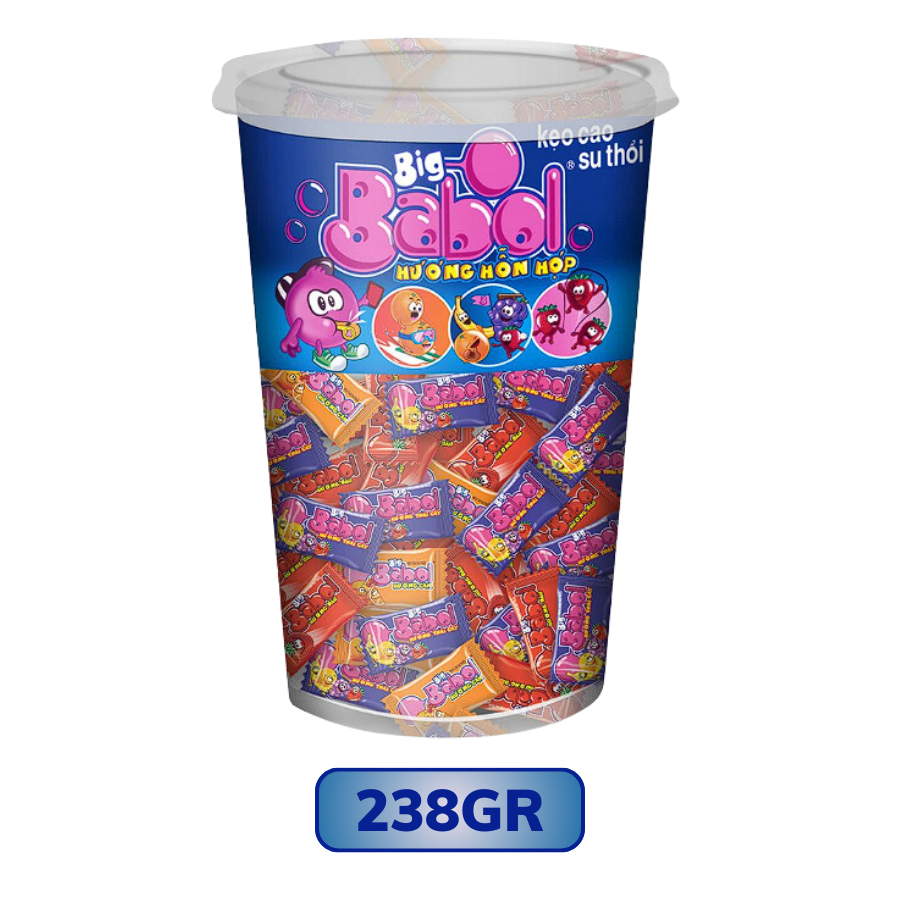 Kẹo gum thổi Big Babol Hương hỗn hợp