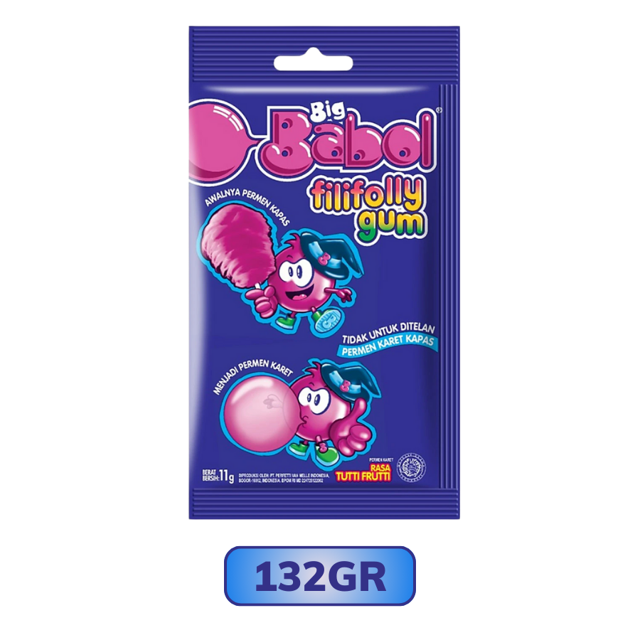 Kẹo Filifolly gum Big Babol xanh