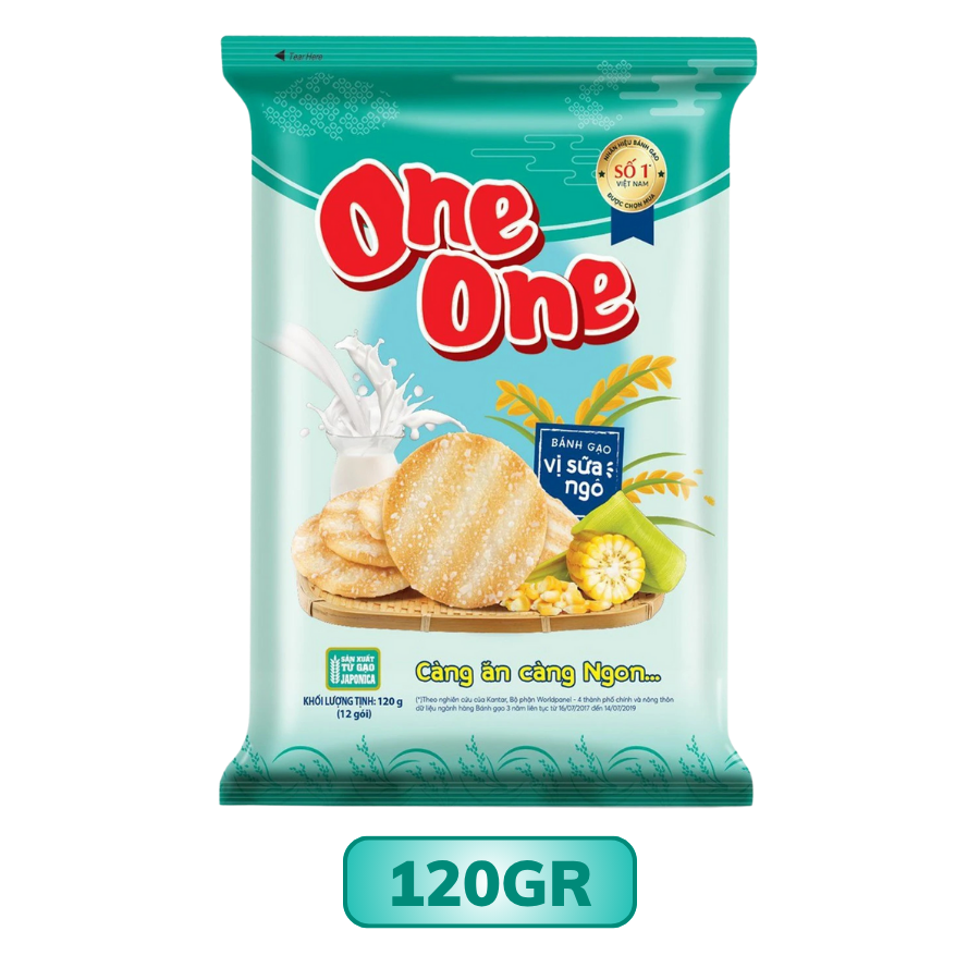 Bánh gạo One One vị sữa ngô 120G/ 150G