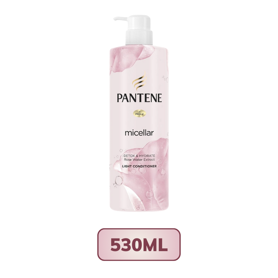 Dầu Gội Pantene Micellar Hương Hoa Hồng 300ML/ 530ML