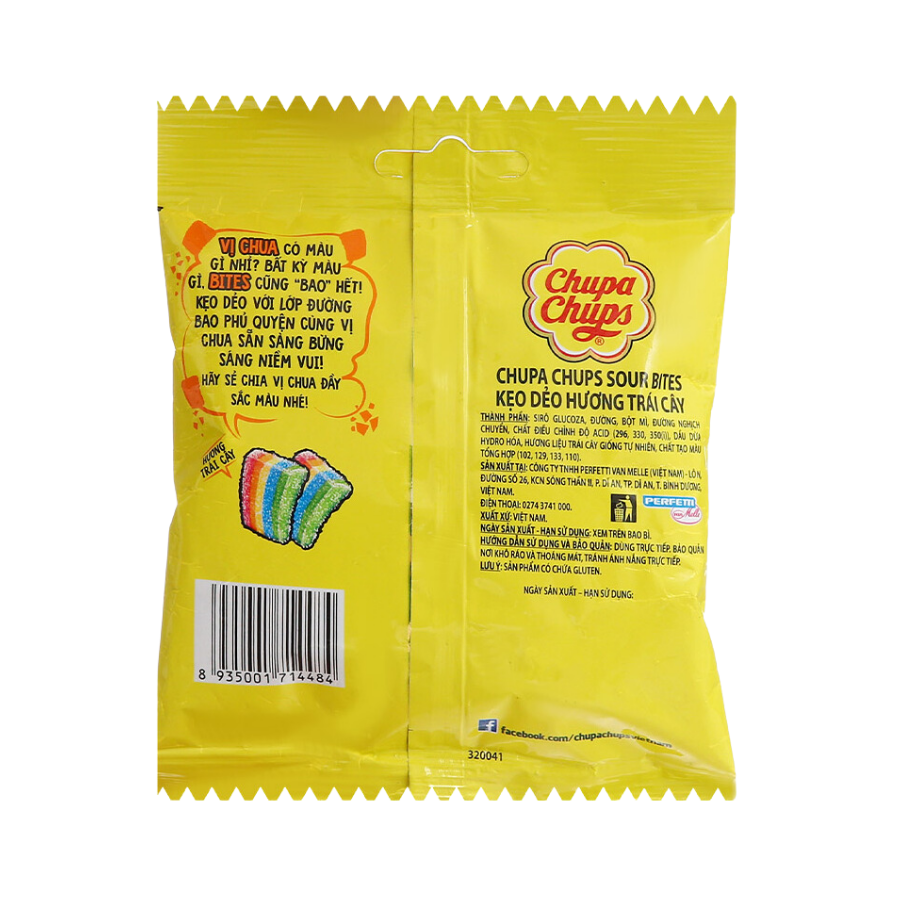 Kẹo dẻo Chupa chúps hương trái cây