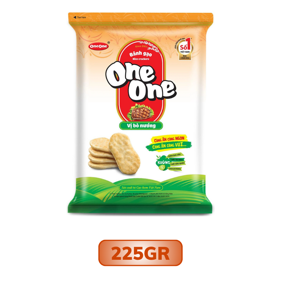 Bánh gạo vị tôm nướng One One gói 150G/ 225G