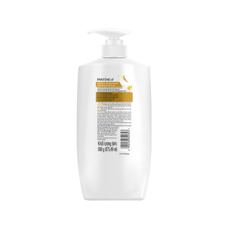 Dầu gội Pantene Daily Moisture 650ml/ 900ml