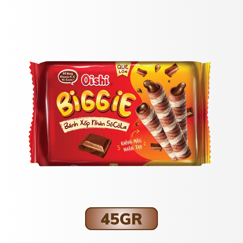 Bánh Xốp Vị Nhân Socola Biggie