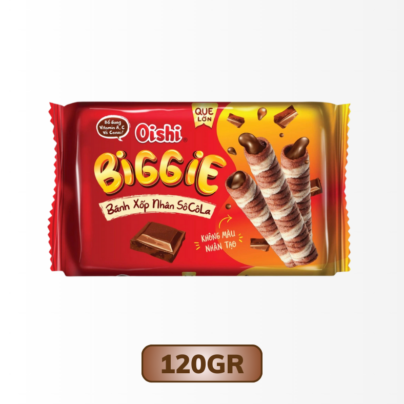 Bánh Xốp Vị Nhân Socola Biggie