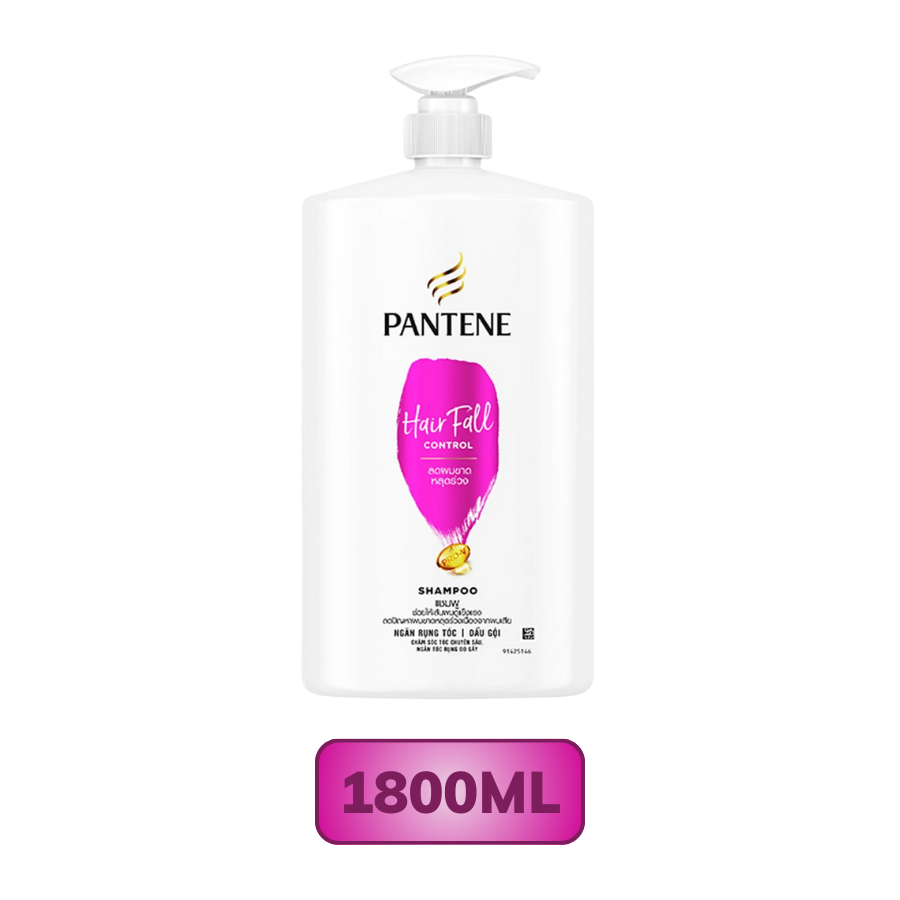 Dầu gội Pantene Hair Fall Control ngăn tóc gãy rụng 170ML/ 300ML/ 650ML/ 900ML/ 1200ML/ 1800ML