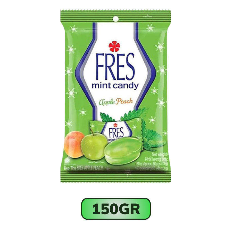 Kẹo Fres Mint Candy Táo Đào