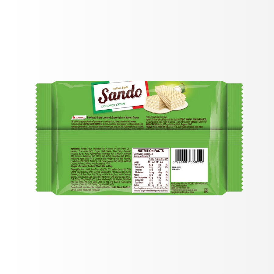 Bánh Sando Creamy Coconut