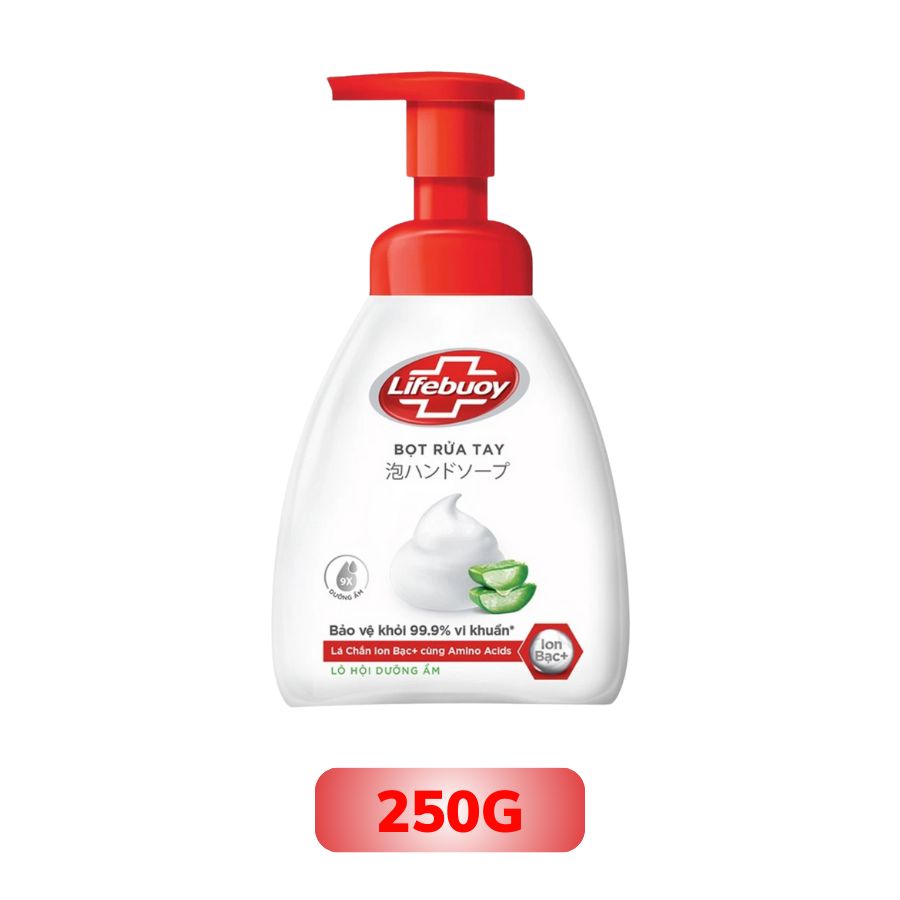 Bọt Rửa Tay Lifebuoy Lô Hội Dưỡng Ẩm: Bảo Vệ Khỏi 99% Vi khuẩn