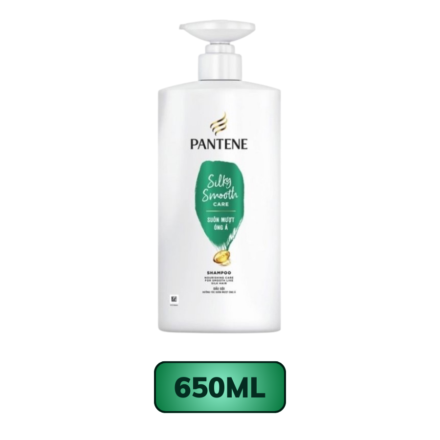 Dầu gội Pantene Silky Smooth Care suôn mượt óng ả 170ML/ 300ML/ 650ML/ 900ML/ 1200ML/ 1800ML
