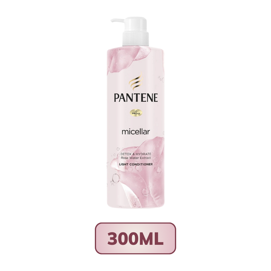 Dầu Xả Pantene Từ Hoa Hồng Thanh Lọc & Dưỡng Ẩm 300ML/ 530ML