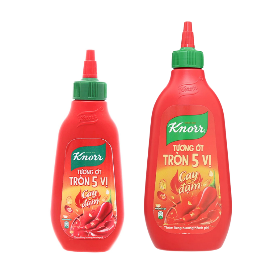 Tương ớt Knorr Tròn 5 Vị Cay Đậm