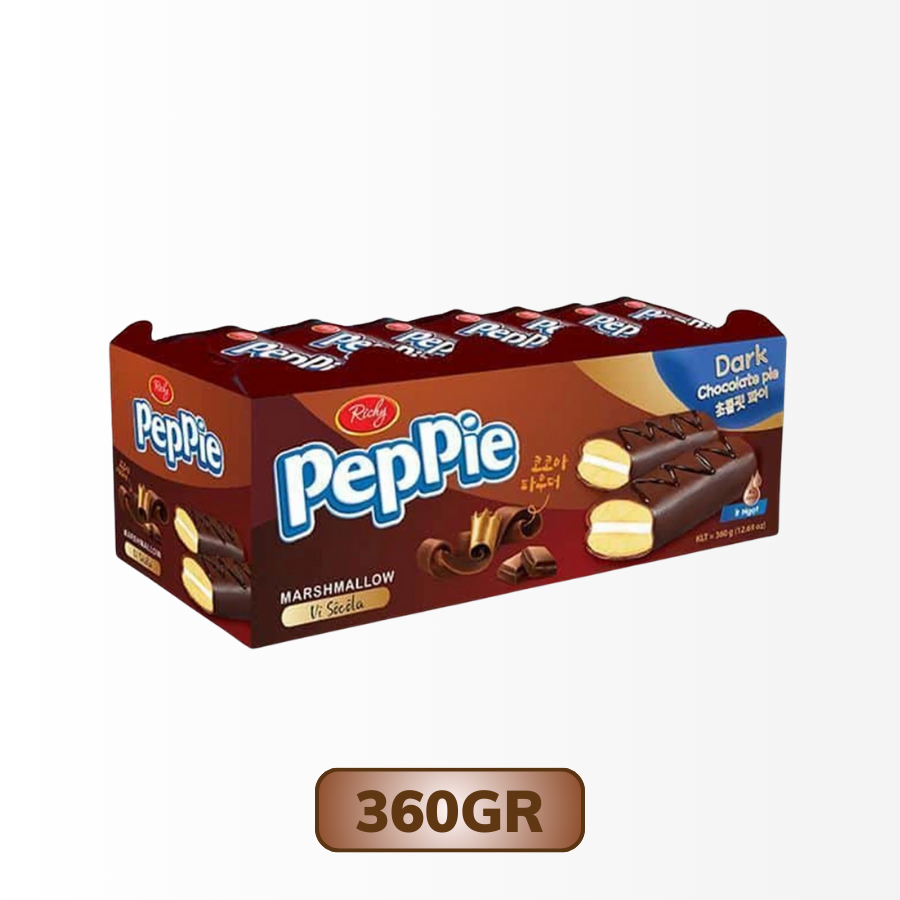 Bánh phủ socola Peppie Richy
