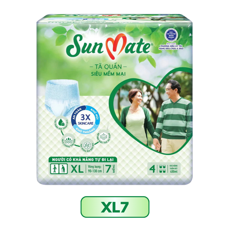 Bỉm - Tã dán người lớn Sunmate Siêu Mềm Mại