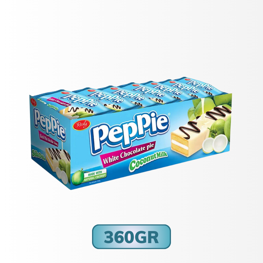 Bánh phủ socola Peppie Richy