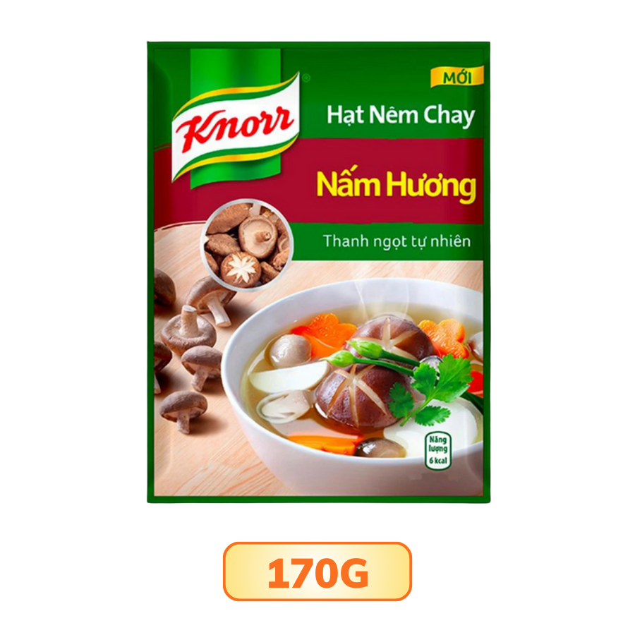 Hạt nêm chay Knorr nấm hương organic