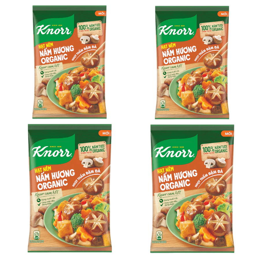 Hạt nêm nấm hương Organic Knorr