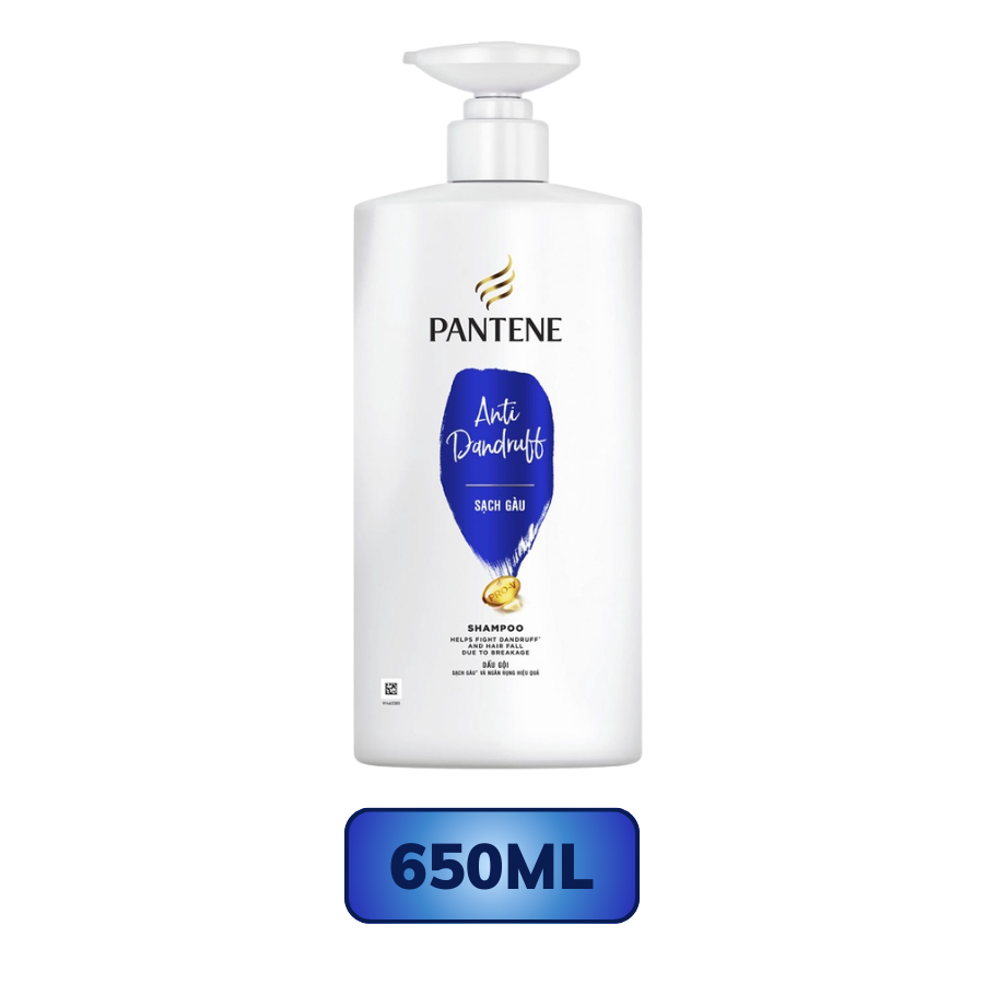 Dầu Gội Pantene Pro-v Shampoo Anti Dandruff Sạch Gàu Hiệu Quả 300ML/ 650ML/ 900ML