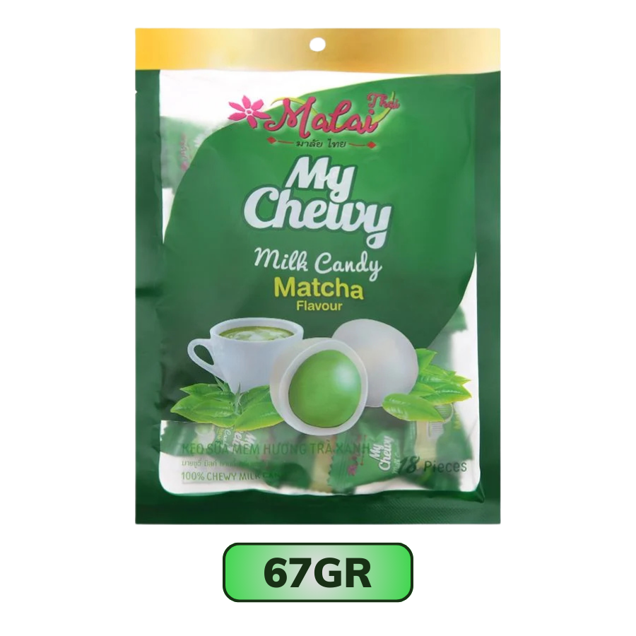 Kẹo Sữa Mềm Hương Trà Xanh Malai
