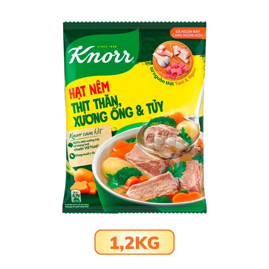 Hạt nêm Knorr Thịt Thăn, Xương Ống & Tủy