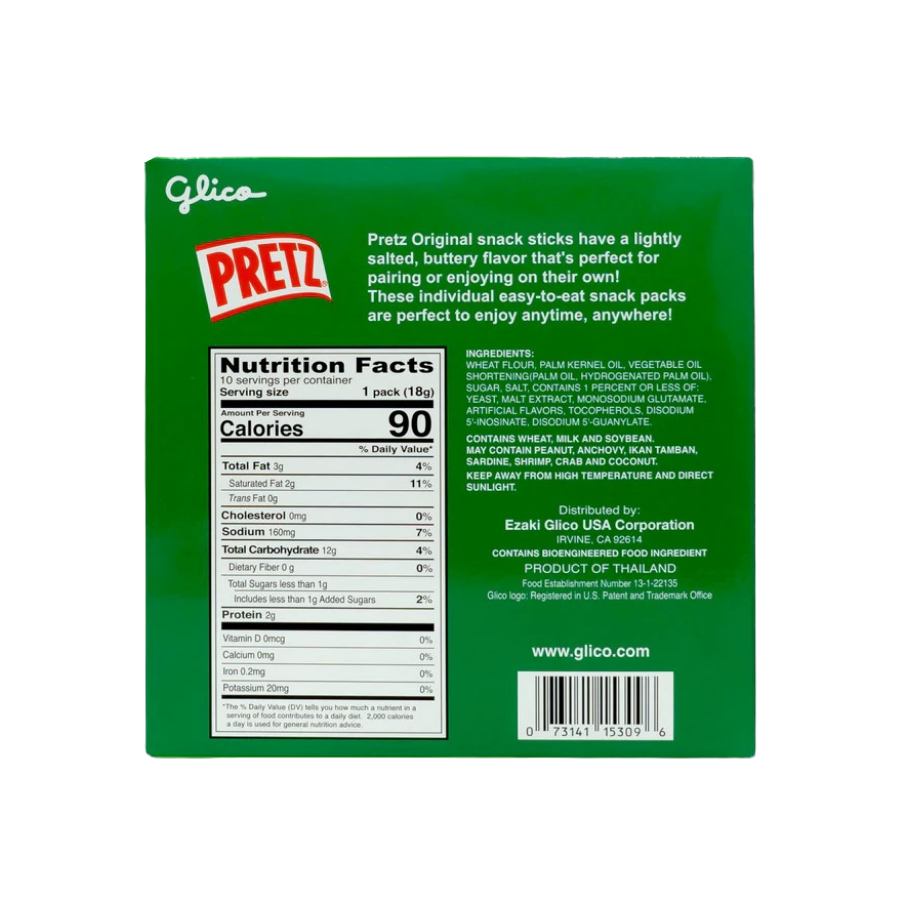 Bánh que Glico Pretz vị nguyên bản