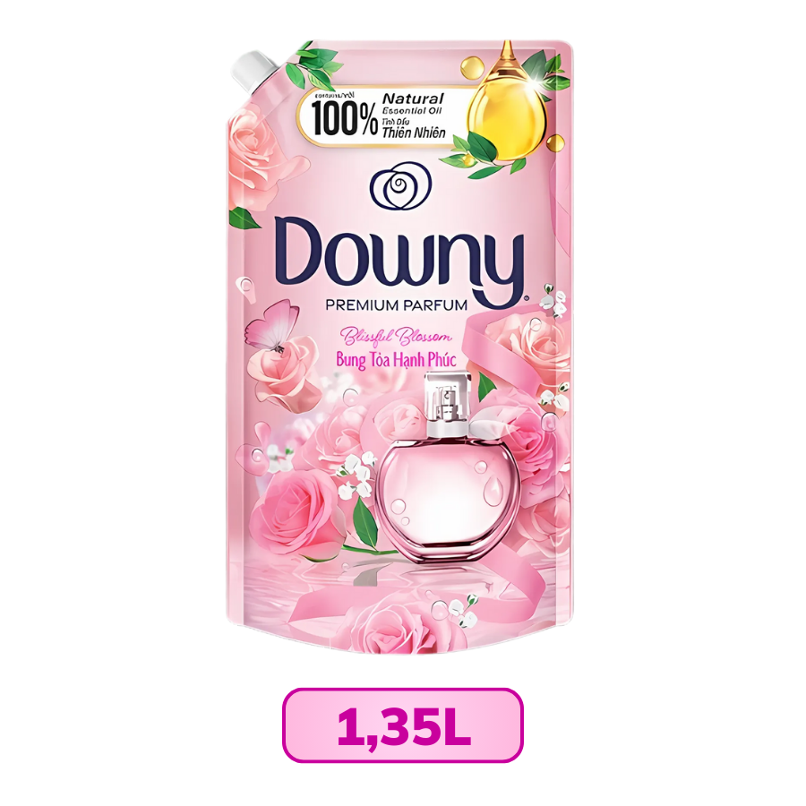 Bịch Nước Xả Vải Downy Bung Toả Hạnh Phúc