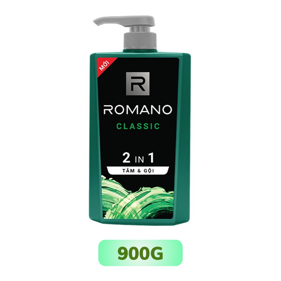 Dầu Tắm Gội Romano 2in1 Classic