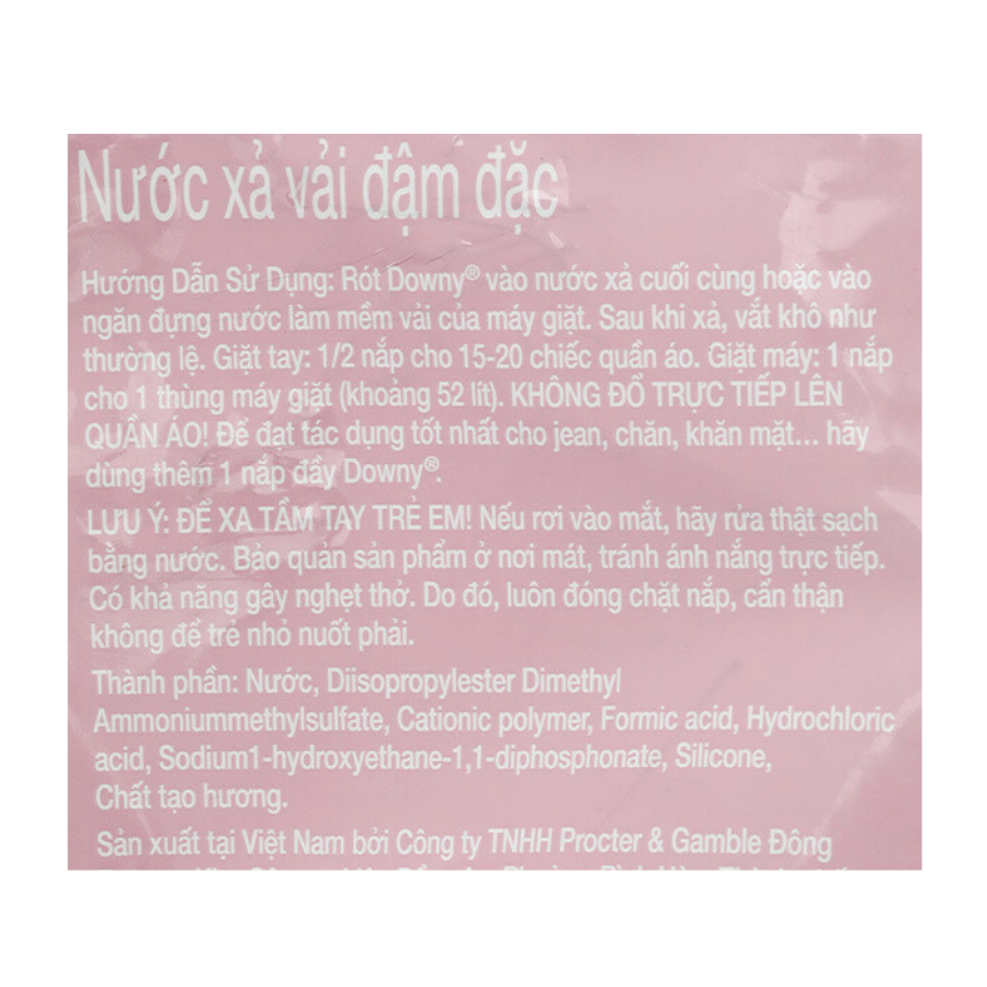 Nước xả vải Downy tinh dầu thiên nhiên bung tỏa hạnh phúc túi 1.35L/ 2.2L/ 3.5L