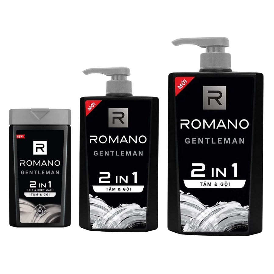Sữa Tắm Gội Nước Hoa ROMANO GENTLEMAN