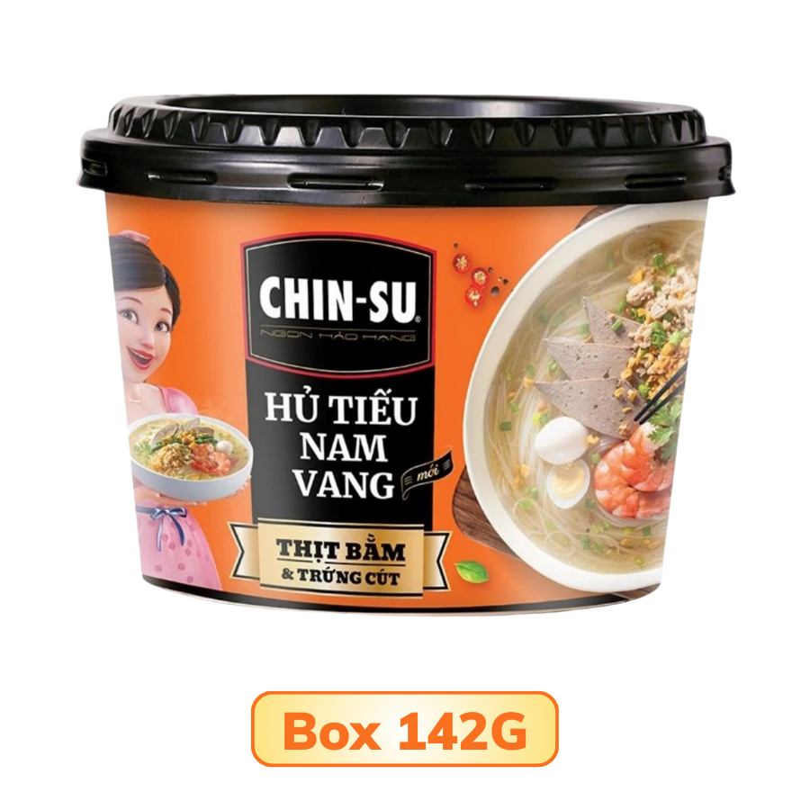 Hủ tiếu Nam Vang Chin-su thịt bằm và trứng cút 137G/142G