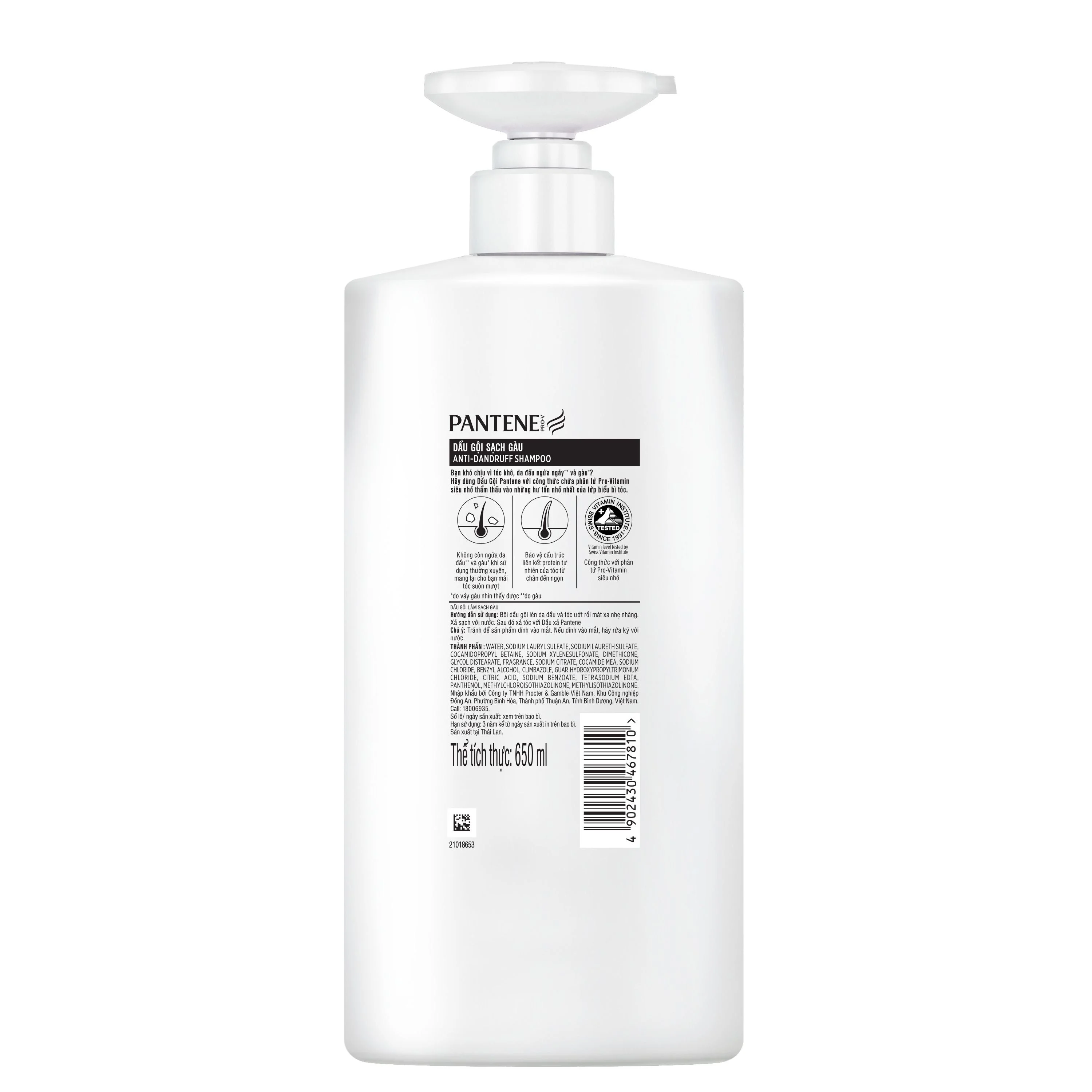 Pantene Pro-V Anti-Dandruff Shampoo - 650ML