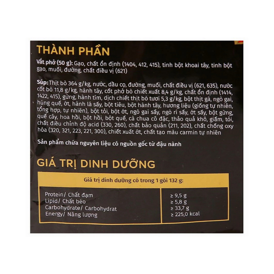 Phở bò nguyên miếng Chinsu