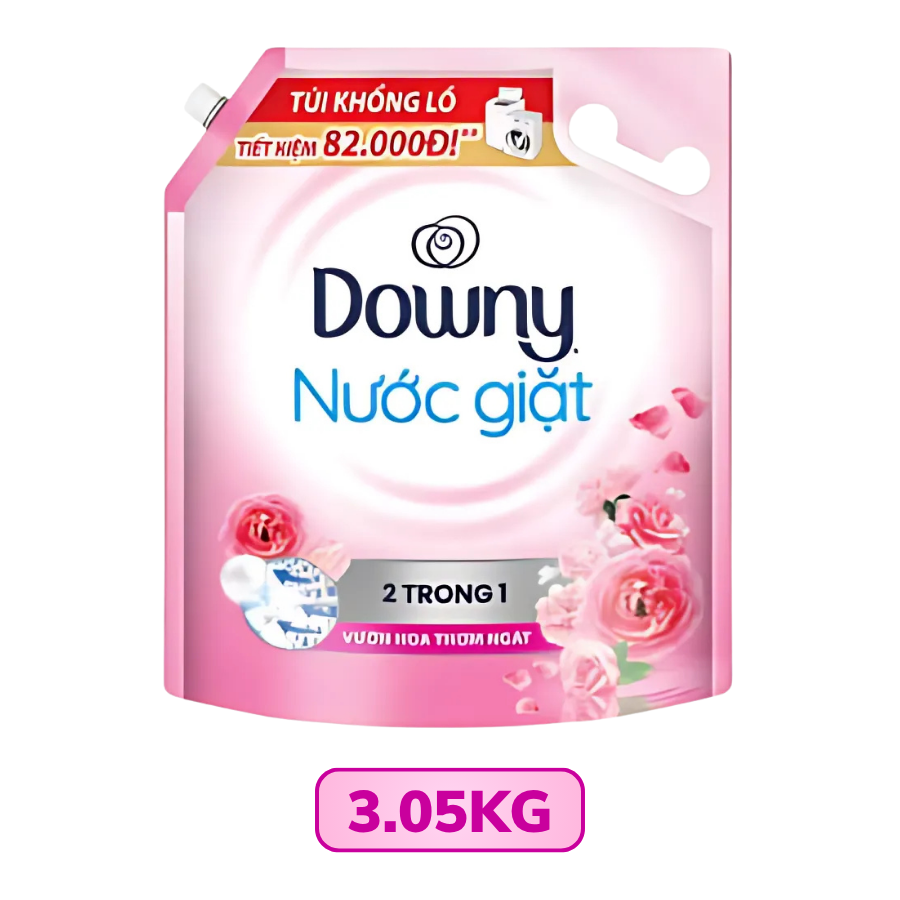 Nước giặt Downy vườn hoa thơm ngát túi 2KG/ 3.05KG