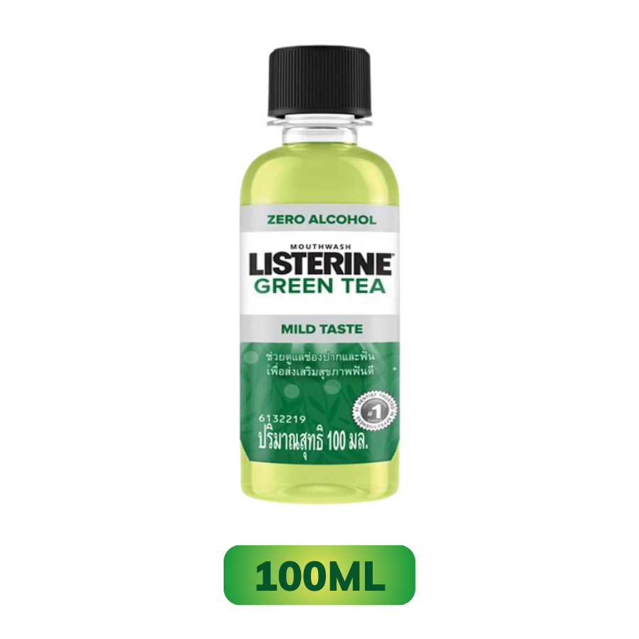 Nước súc miệng Listerine Green Tea bảo vệ răng miệng suốt 24 giờ