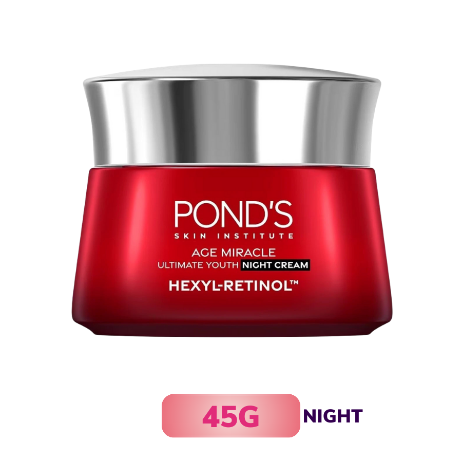 Kem dưỡng ngày đêm Pond's Age Miracle mờ đốm nâu và nếp nhăn với 50X Hexyl-Retinol