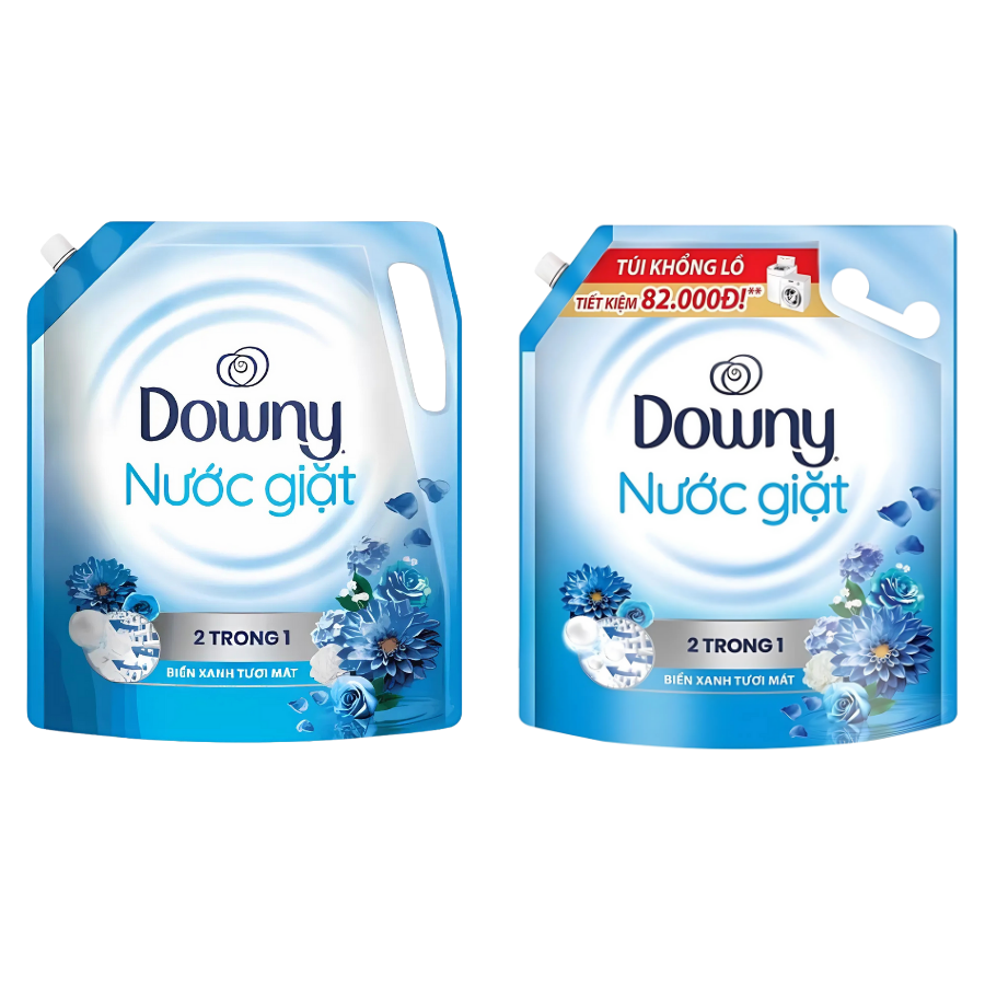 Nước giặt Downy 2 trong 1 Biển Xanh Tươi Mát